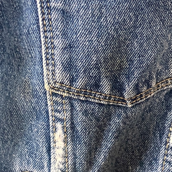 Carmar distressed/deconstructed zipper sleeve jacket - Picture 10 of 17